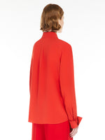 Crêpe Shirt for Women - Red - Max Mara UAE