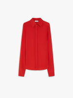 Crêpe Shirt for Women - Red - Max Mara UAE