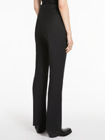 Double-faced cotton trousers