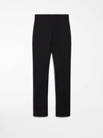 Double-faced cotton trousers