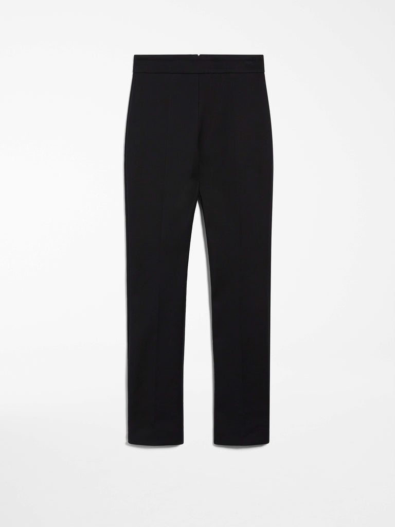 Double-faced cotton trousers