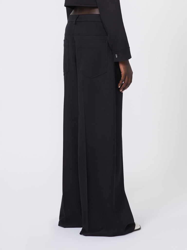 max mara oversized gabardine trousers
