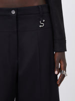 max mara oversized gabardine trousers for women