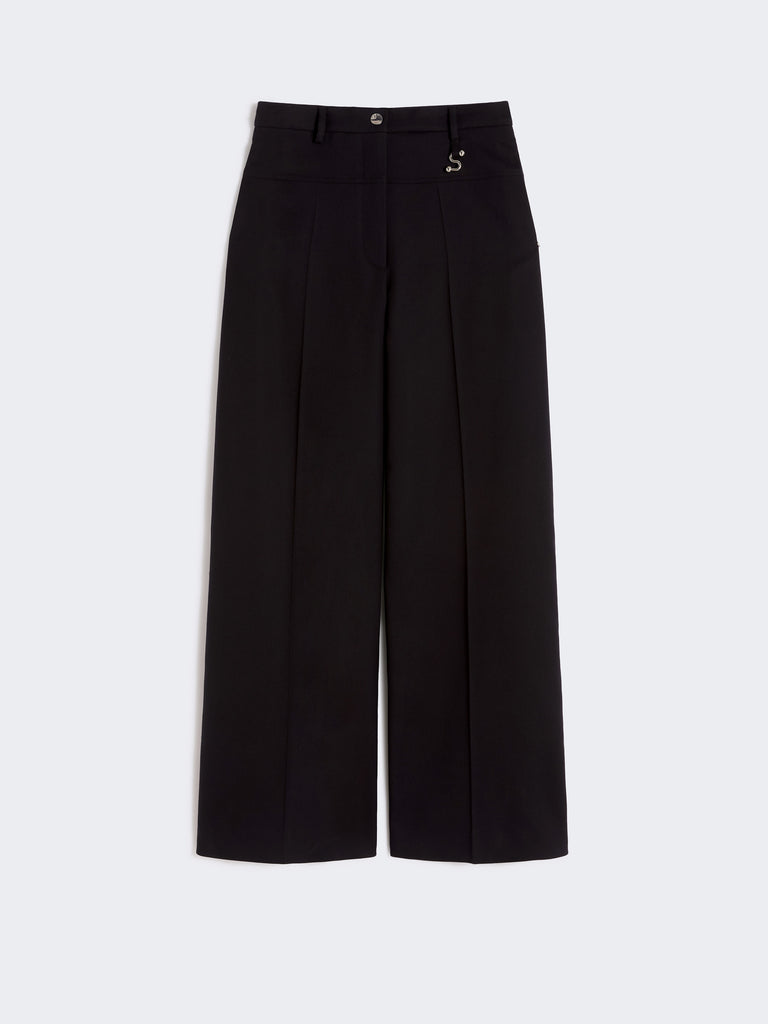 max mara oversized gabardine trousers
