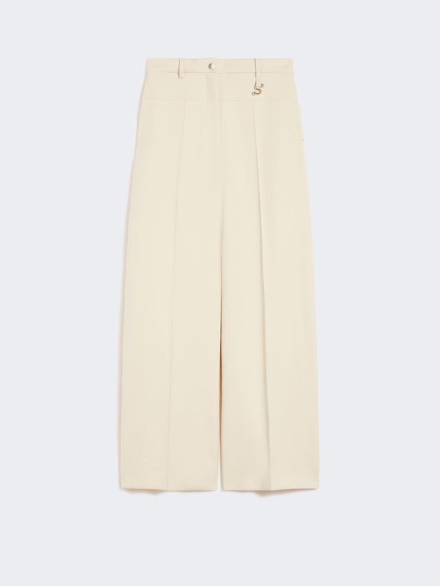 max mara oversized gabardine trousers for women
