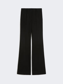 Flared Trousers In A Viscose Blend for Women - Black - Max Mara UAE