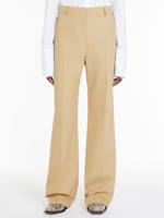 Waterproof gabardine boyfriend trousers