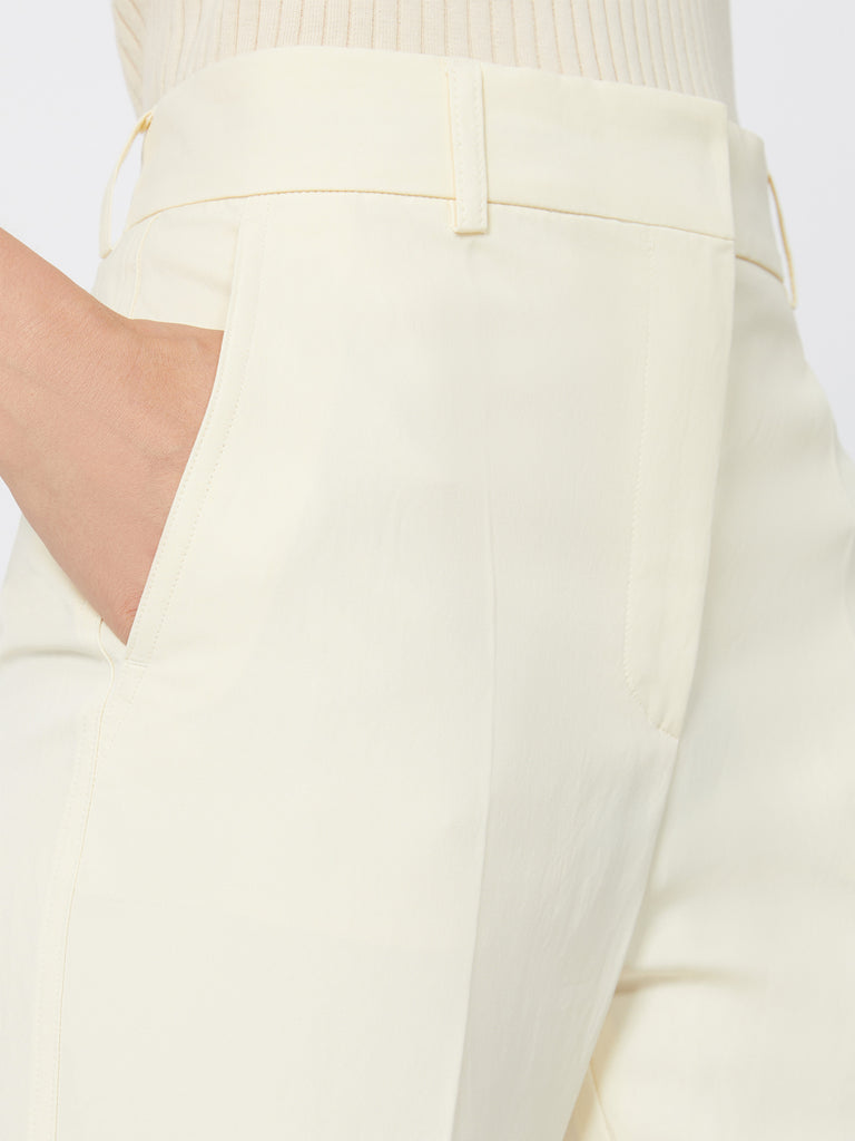 max mara slim-fit flared trousers in viscose