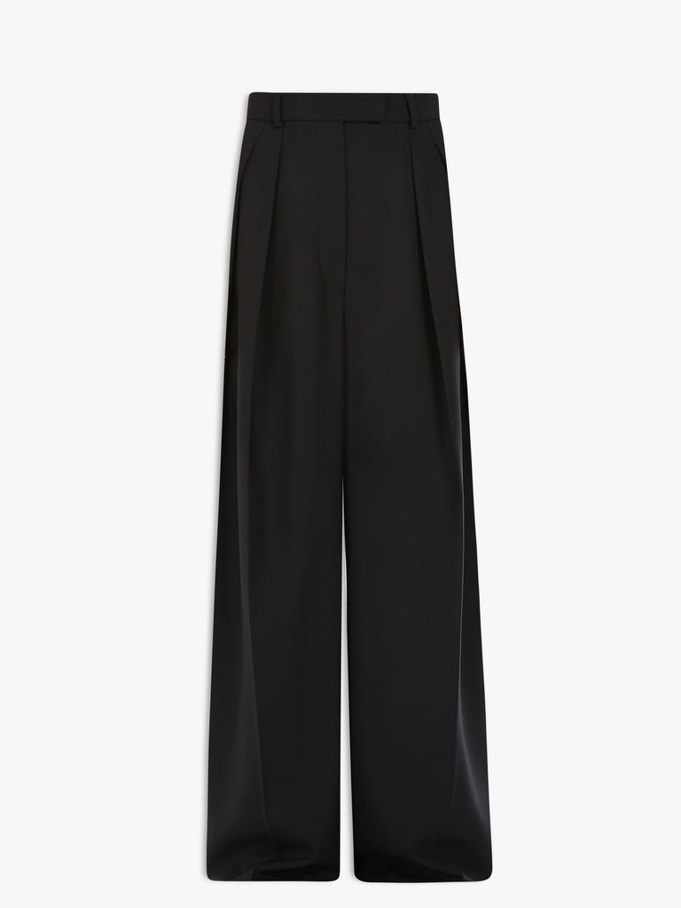 Wool wide-leg trousers