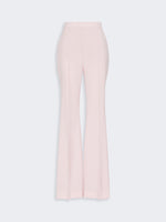 max mara natural stretch pure wool flared trousers for women