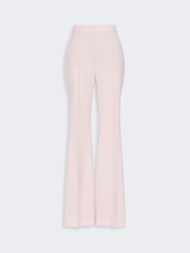 max mara natural stretch pure wool flared trousers for women