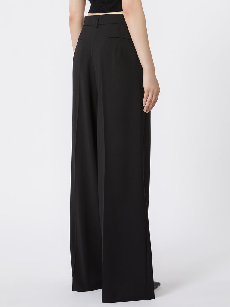 max mara oversized stretch wool trousers