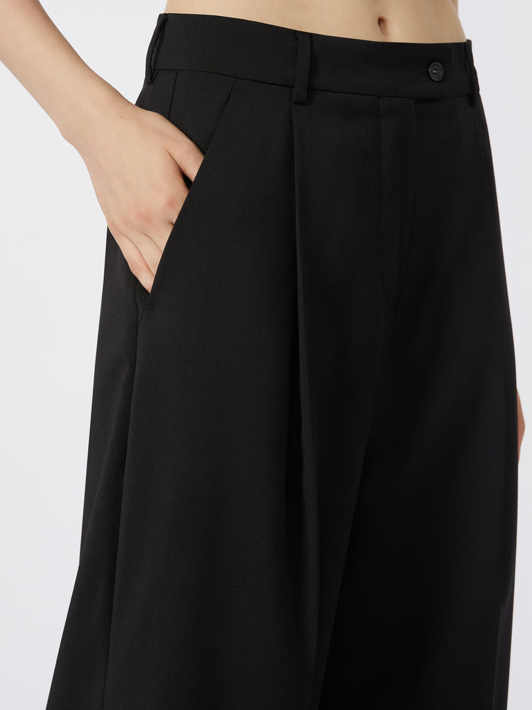 max mara oversized stretch wool trousers
