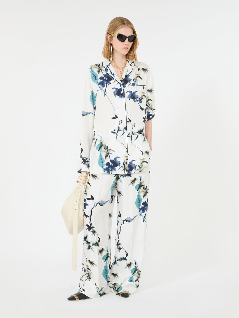 max mara silk pyjama trousers