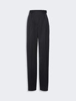 max mara pleated stretch wool trousers for women