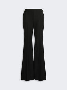 max mara flared herringbone wool trousers for women