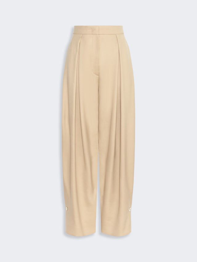 max mara baggy gabardine trousers for women