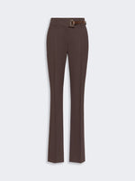 max mara slim-fit stretch viscose trousers for women