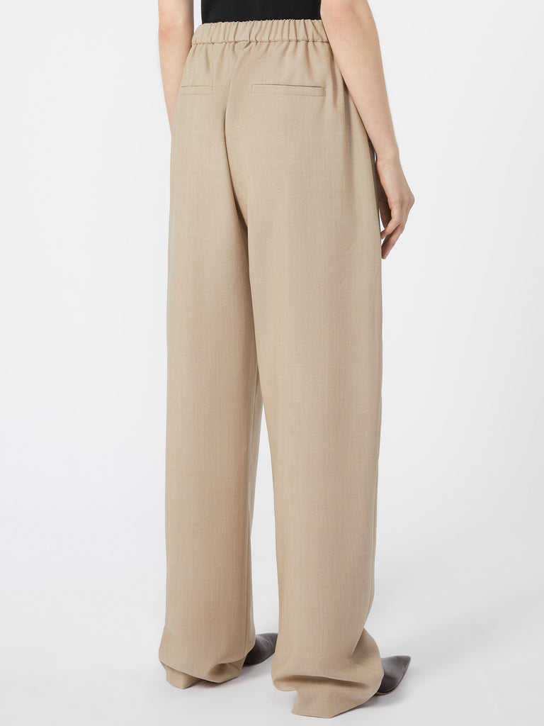 max mara straight wool trousers