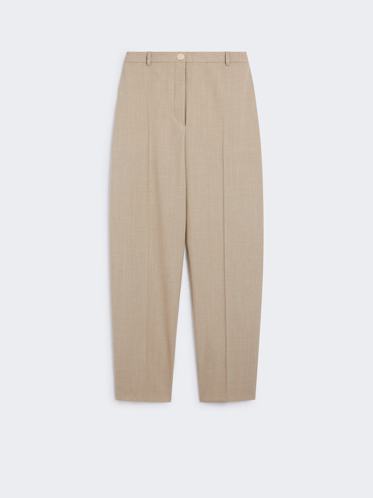 max mara straight wool trousers