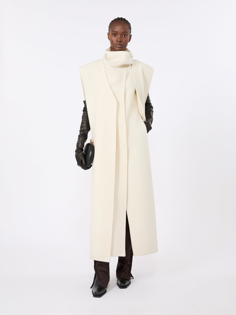 max mara gabardine low-rise slim flared trousers