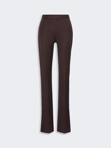 max mara gabardine low-rise slim flared trousers for women