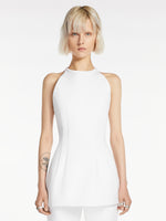 Top in cotton double fabric