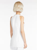 Top in cotton double fabric