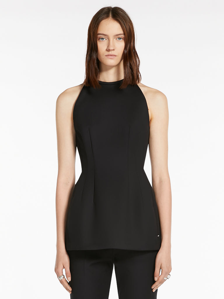 Top in cotton double fabric