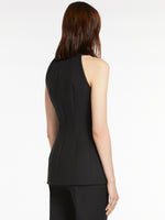 Top in cotton double fabric