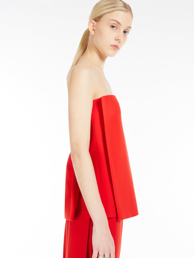 max mara viscose crop top - runway