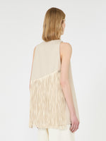 max mara fringed cotton top for women