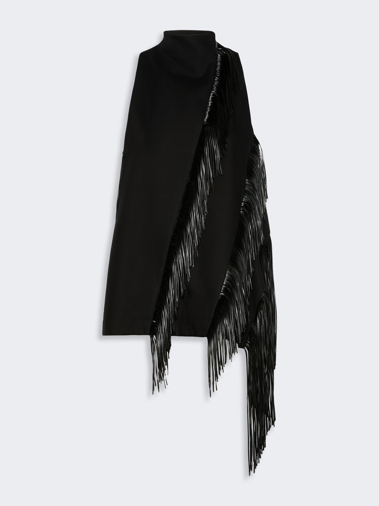 max mara fringed cotton top