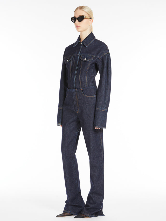 5-Pocket Dark-Wash Jeans - Runway for Women - Midnightblue - Max Mara UAE