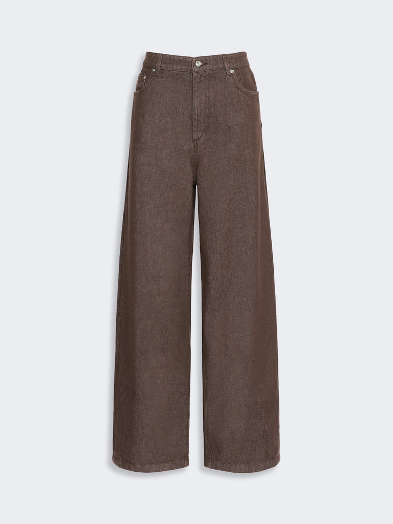 max mara wide, cotton jeans