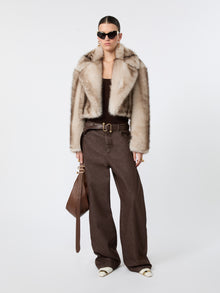 max mara wide, cotton jeans for women