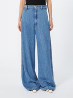 max mara oversized tencel jeans for women