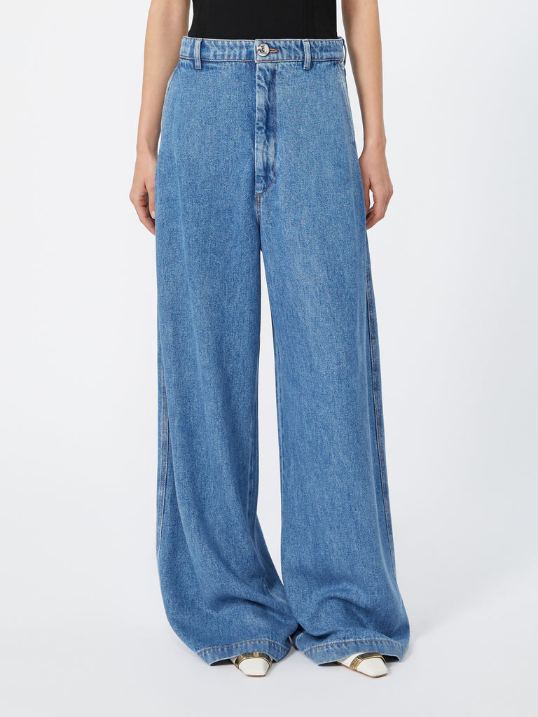 max mara oversized tencel jeans