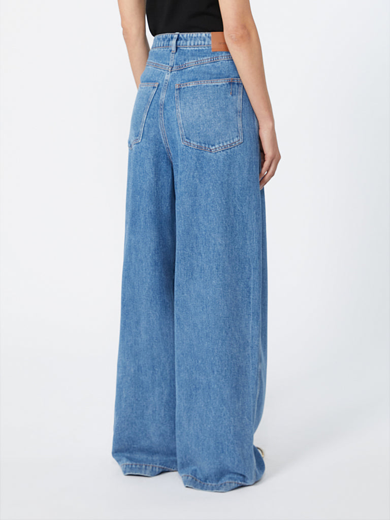 max mara oversized tencel jeans
