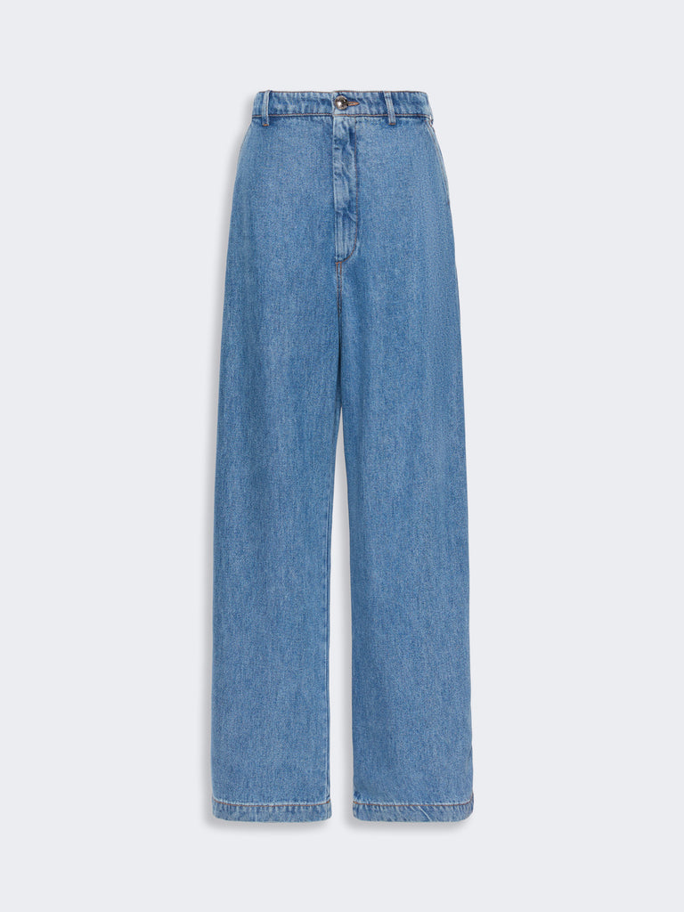 max mara oversized tencel jeans