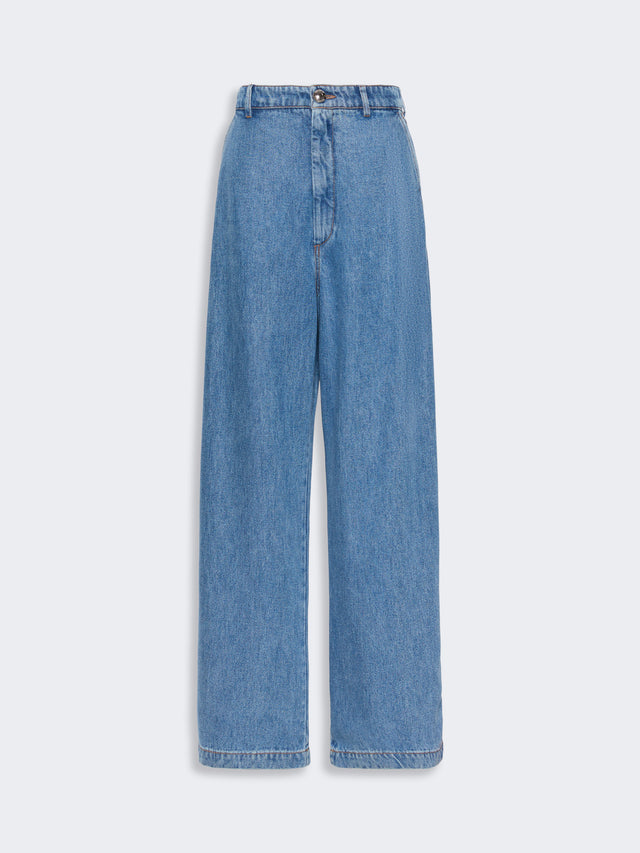 max mara oversized tencel jeans for women
