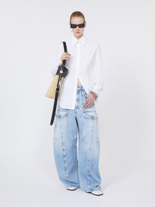 Slim-Fit Poplin Shirt for Women - Optical White - Max Mara UAE