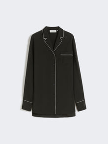 Satin Overshirt for Women - Black - Max Mara UAE