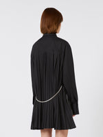 max mara overshirt with plissÃ©-pleated detail for women