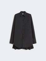 max mara overshirt with plissÃ©-pleated detail for women