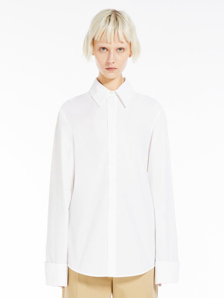 Cotton poplin shirt