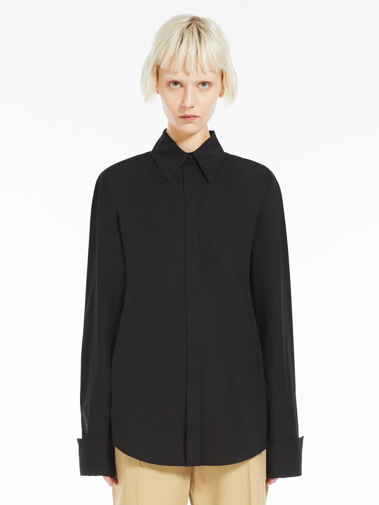 Cotton poplin shirt
