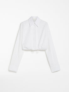Boxy-fit drawstring shirt