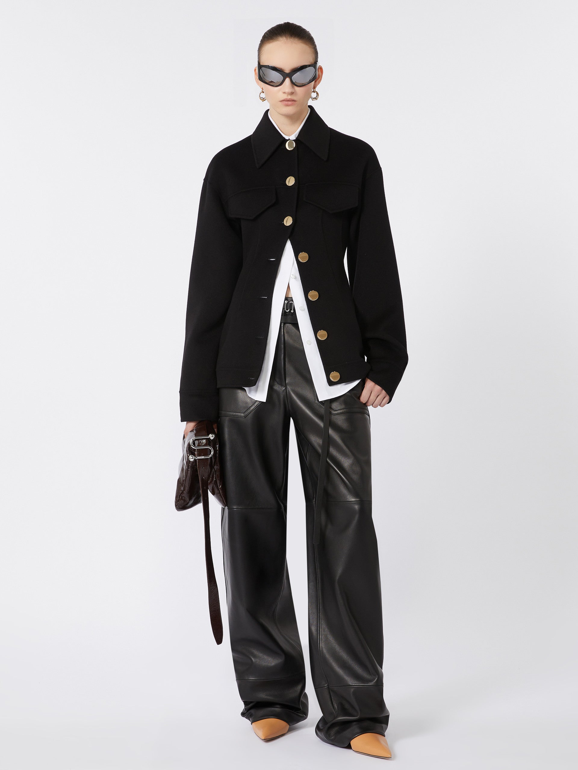 Poplin Shirt for Women - Optical White - Max Mara UAE