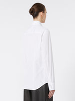 Poplin Shirt for Women - Optical White - Max Mara UAE